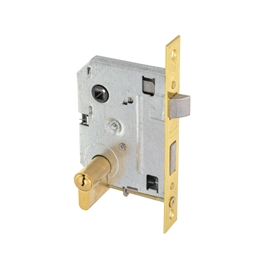 M3K15 - Lock Only Euro Brass Brass Plated